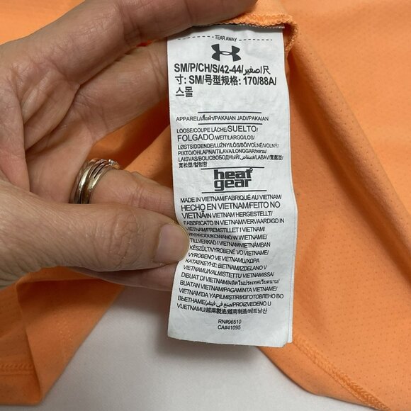 Under Armor Heat Gear Running Top Tank Women Size S Yoga Workout Gym Racerback - Picture 10 of 10